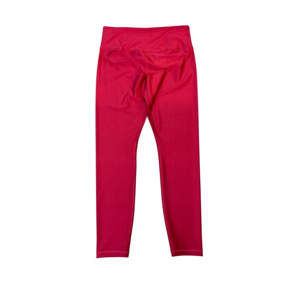 Athleta Elation Sheen Tight Leggings Lustre Red Large NWT $99 - Picture 1 of 4